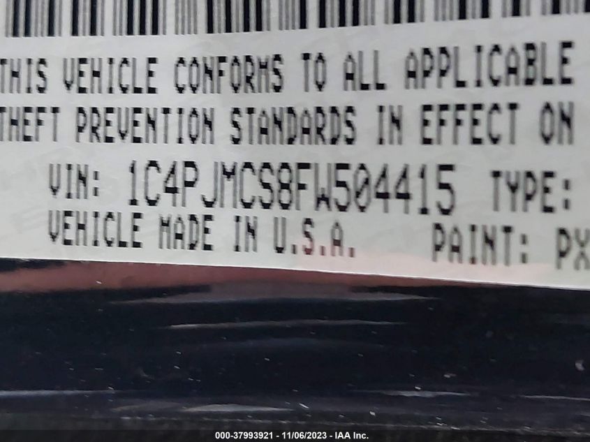 2015 JEEP CHEROKEE LATITUDE - 1C4PJMCS8FW504415