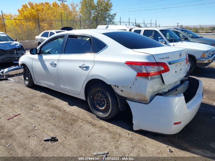 2015 NISSAN SENTRA S/SV/SR/SL - 3N1AB7AP5FY321956