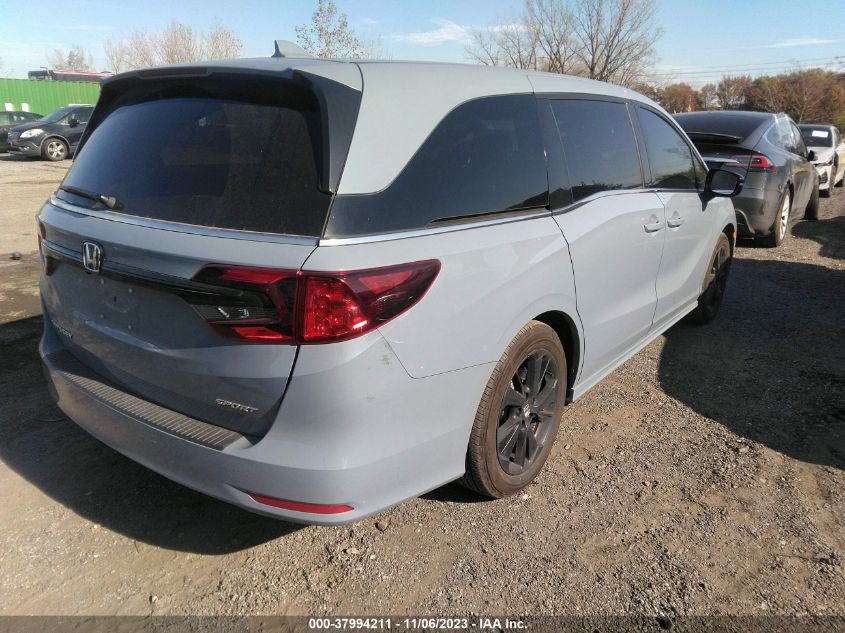 2023 HONDA ODYSSEY SPORT - 5FNRL6H75PB021800