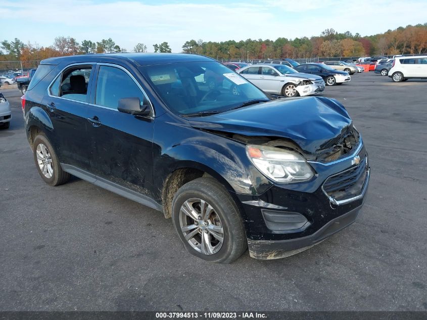 2016 CHEVROLET EQUINOX LS - 2GNALBEK0G1123787