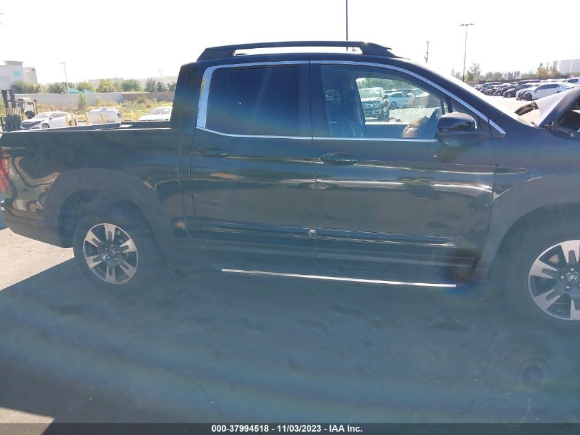 2017 HONDA RIDGELINE RTL-T - 5FPYK2F61HB002204