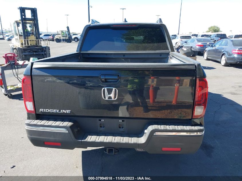 2017 HONDA RIDGELINE RTL-T - 5FPYK2F61HB002204