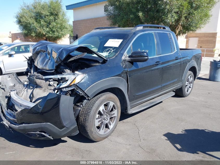 2017 HONDA RIDGELINE RTL-T - 5FPYK2F61HB002204