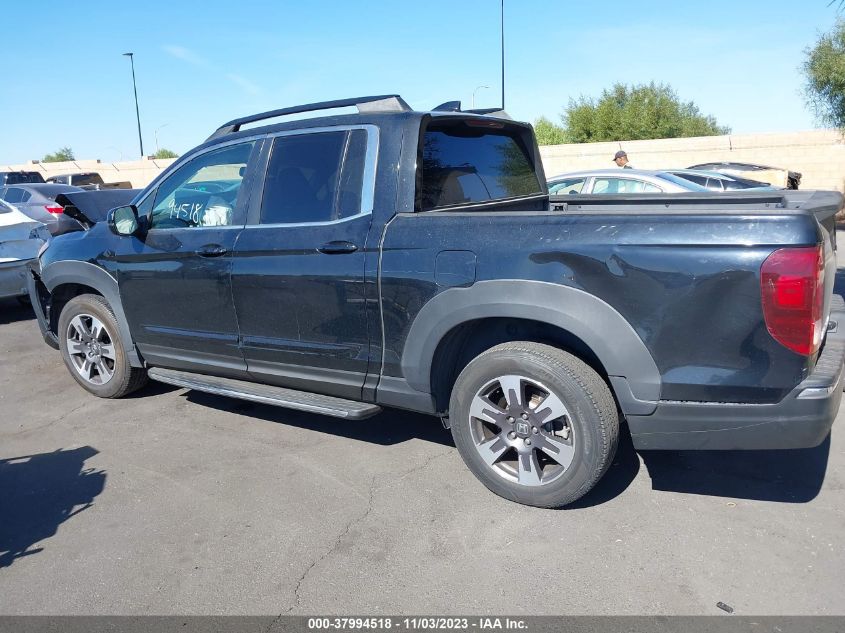 2017 HONDA RIDGELINE RTL-T - 5FPYK2F61HB002204