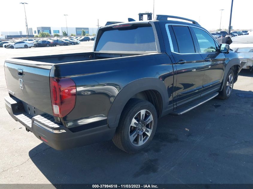 2017 HONDA RIDGELINE RTL-T - 5FPYK2F61HB002204