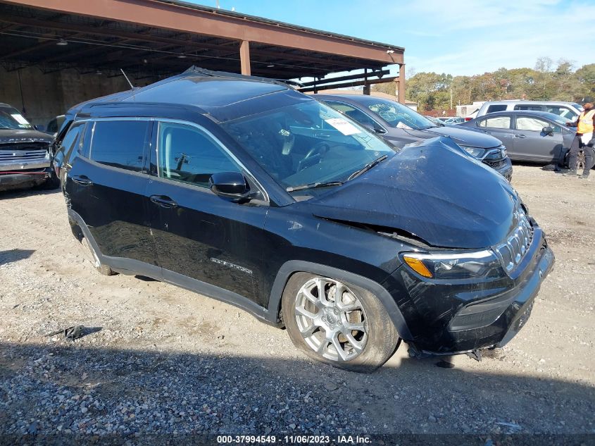 2022 JEEP COMPASS LATITUDE LUX 4X4 - 3C4NJDFB7NT169414