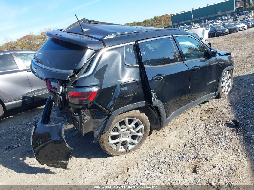 2022 JEEP COMPASS LATITUDE LUX 4X4 - 3C4NJDFB7NT169414