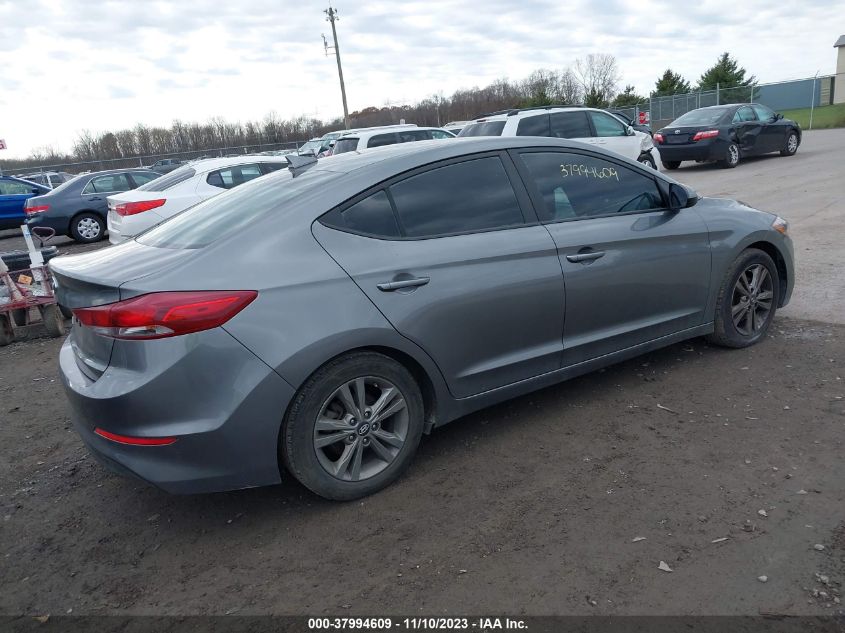 2018 HYUNDAI ELANTRA SEL/VALUE/LIMITED - 5NPD84LF4JH364332