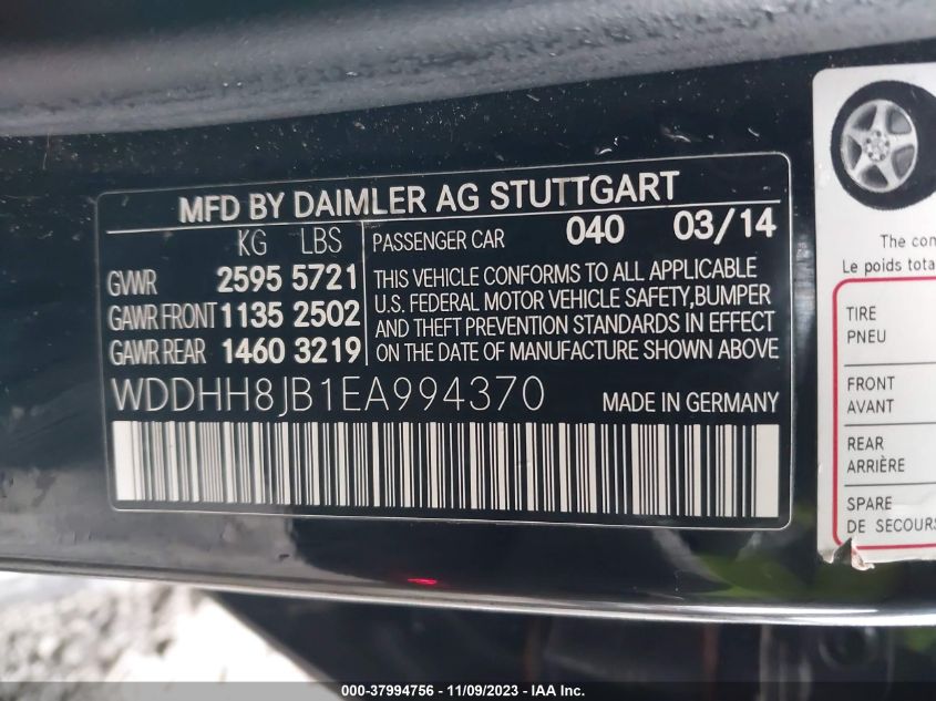 2014 MERCEDES-BENZ E 350 - WDDKK5KF8EF261775