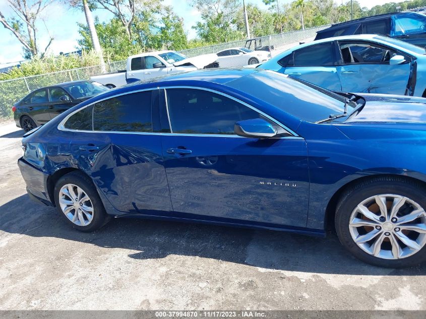 2019 CHEVROLET MALIBU LT - 1G1ZD5STXKF190494