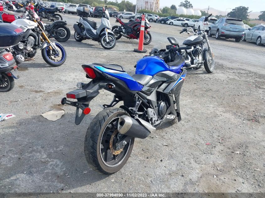 2020 SUZUKI GSX250R M/ZM/ZA LC6DN11AXL1100262