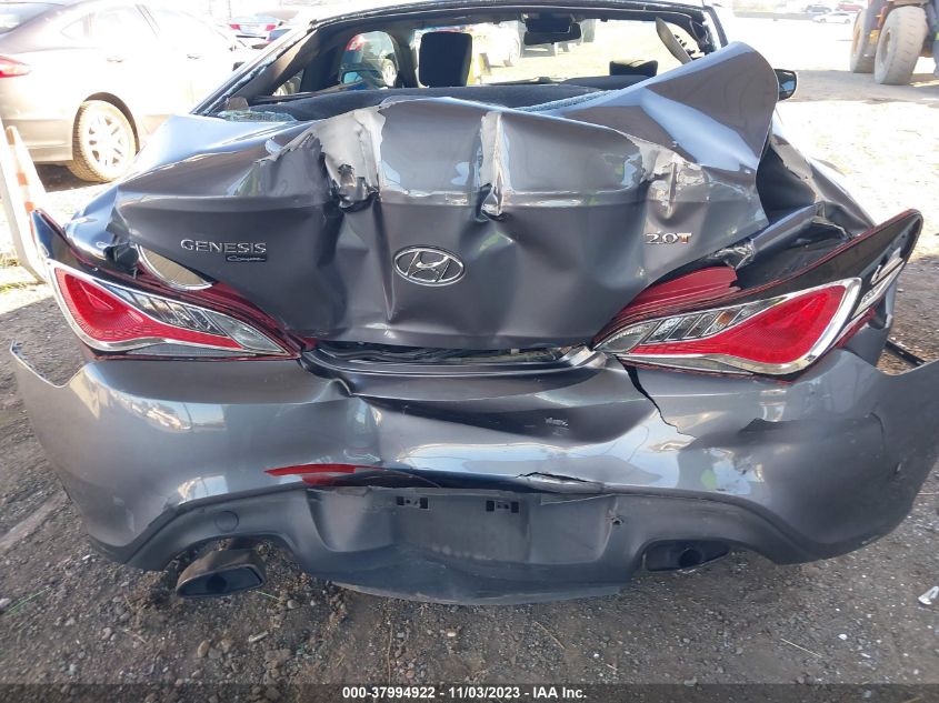 2013 HYUNDAI GENESIS 2.0T - KMHHT6KDXDU112909