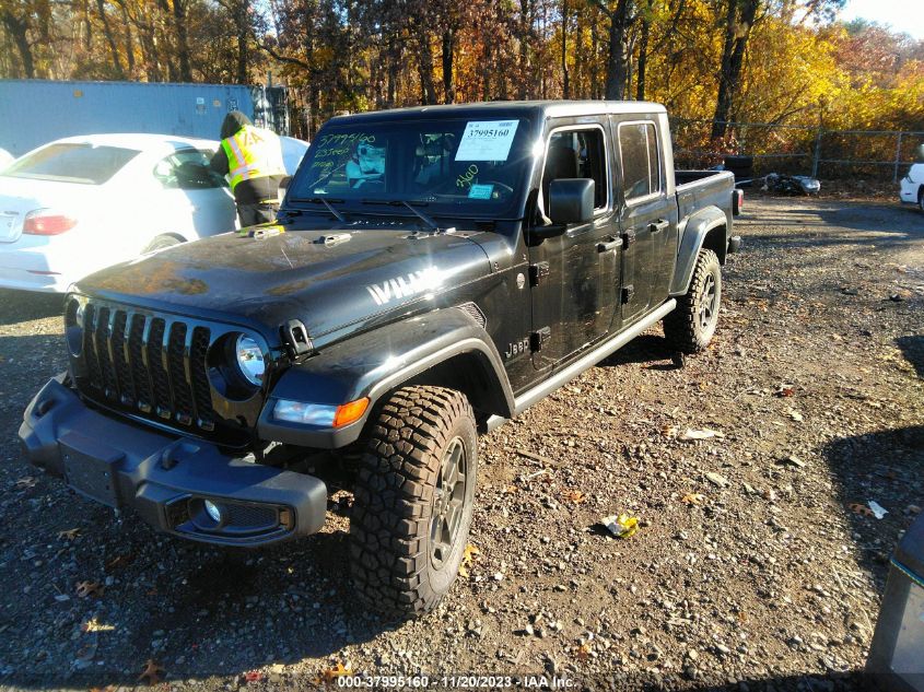 VIN 1C6HJTAG9PL500896 2023 JEEP GLADIATOR SPORT