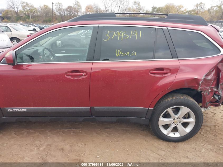 2014 SUBARU OUTBACK 2.5I PREMIUM - 4S4BRCCCXE3286267