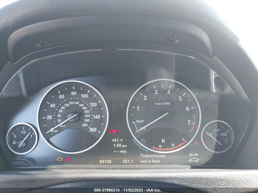 2013 BMW 3 SERIES 320I XDRIVE - WBA3C3C58DF981885