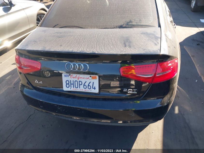 2013 AUDI A4 2.0T PREMIUM - WAUBFAFL6DN031385