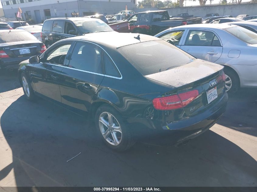 2013 AUDI A4 2.0T PREMIUM - WAUBFAFL6DN031385