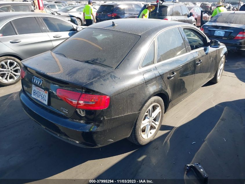 2013 AUDI A4 2.0T PREMIUM - WAUBFAFL6DN031385