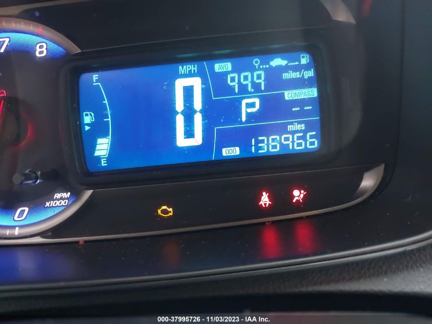 2015 CHEVROLET TRAX LT - KL7CJLSB9FB075252