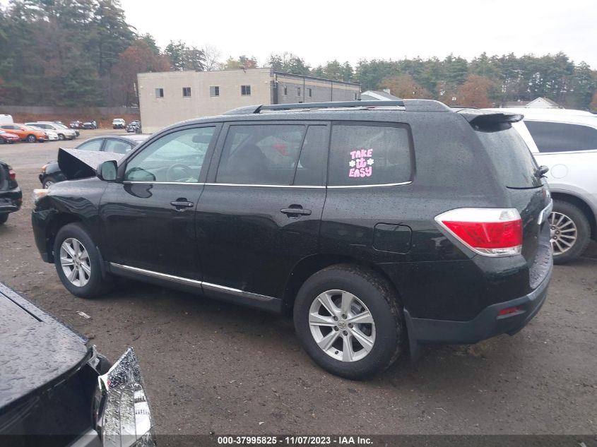 2013 TOYOTA HIGHLANDER SE V6 - 5TDBK3EH7DS189848