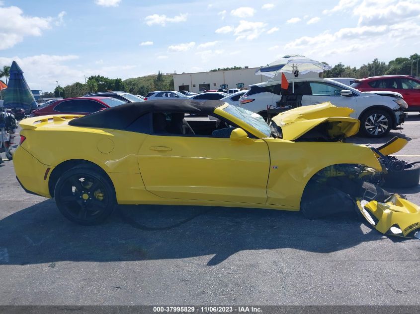 2018 CHEVROLET CAMARO LT - 1G1FB3DS1J0150162