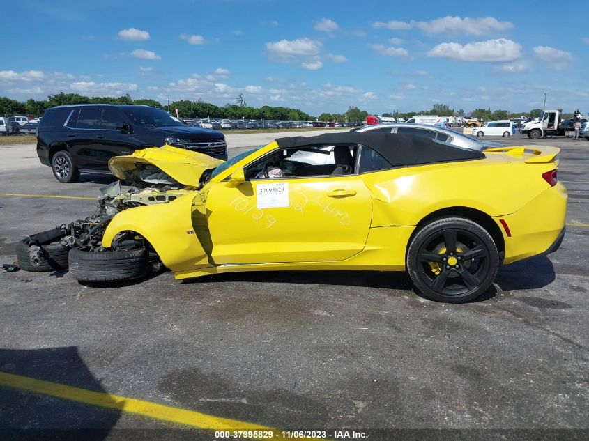 2018 CHEVROLET CAMARO LT - 1G1FB3DS1J0150162