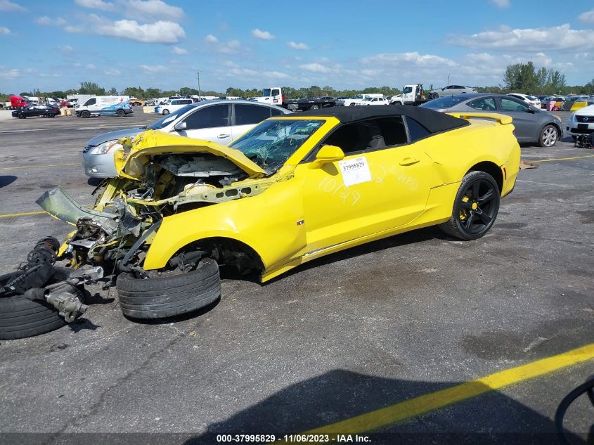 2018 CHEVROLET CAMARO LT - 1G1FB3DS1J0150162