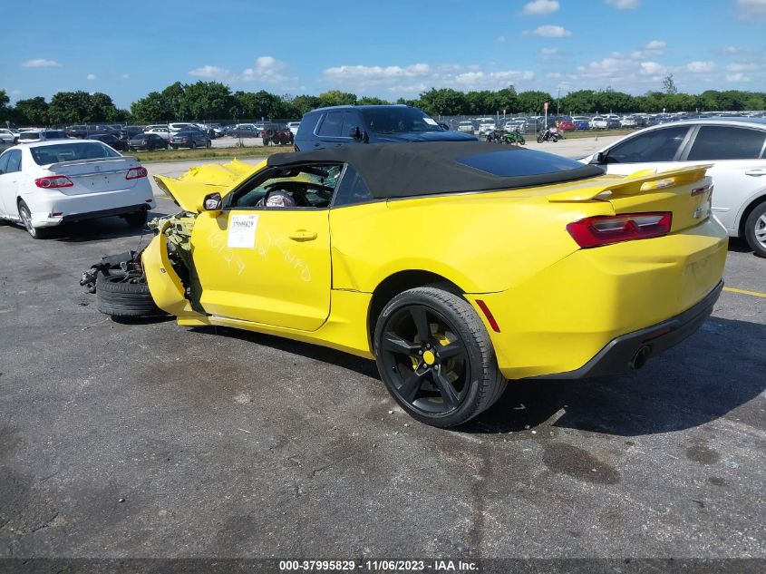 2018 CHEVROLET CAMARO LT - 1G1FB3DS1J0150162