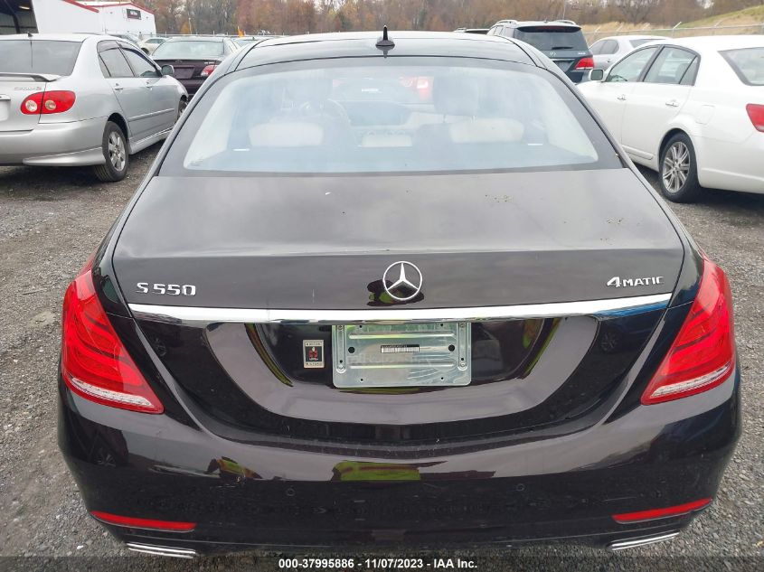 2014 MERCEDES-BENZ S 550 4MATIC WDDUG8FB0EA061165