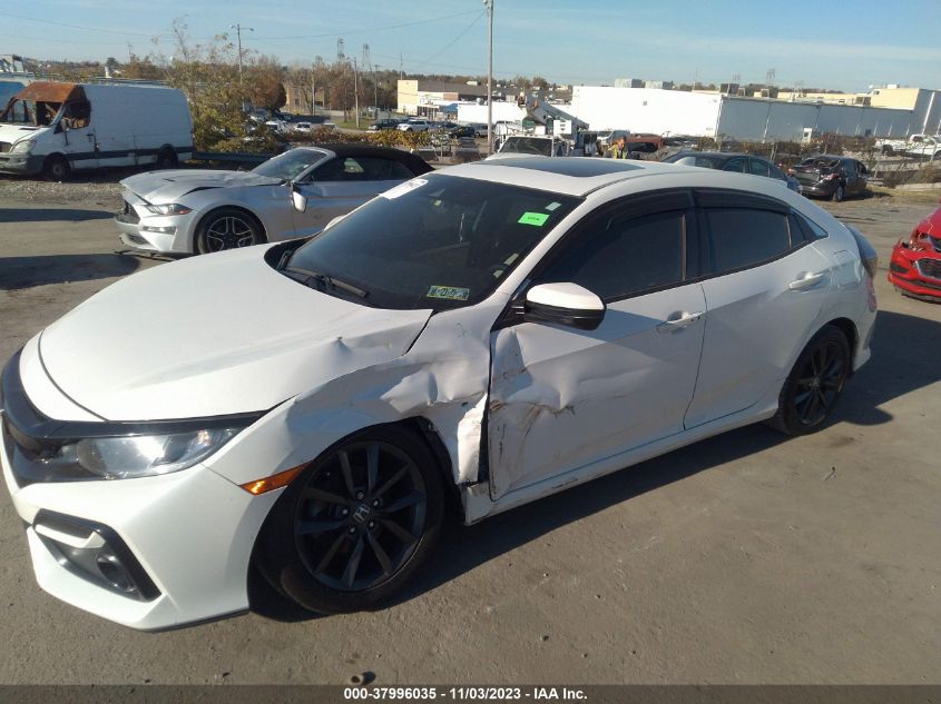 2020 HONDA CIVIC EX - SHHFK7H6XLU408385