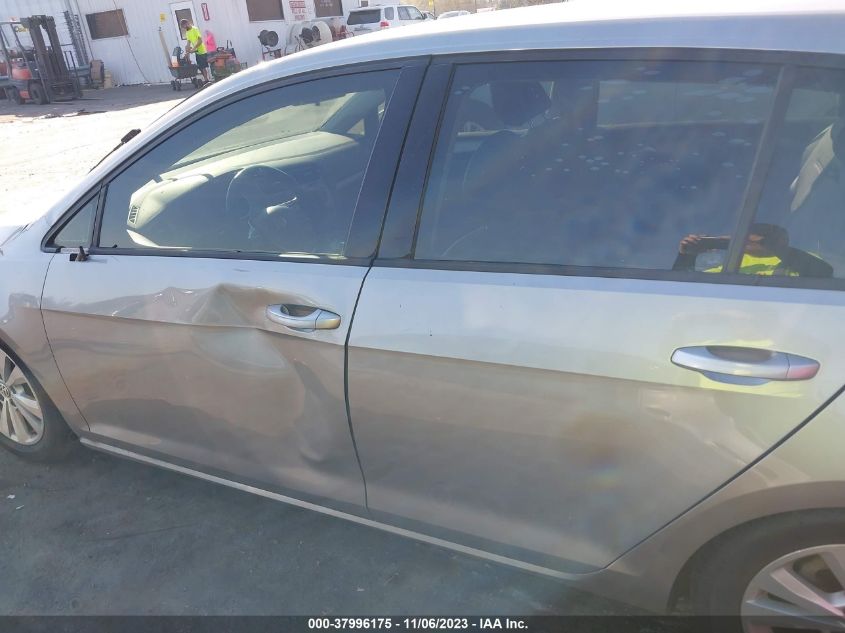 2015 VOLKSWAGEN GOLF TDI S 4-DOOR - 3VW2A7AU7FM047688