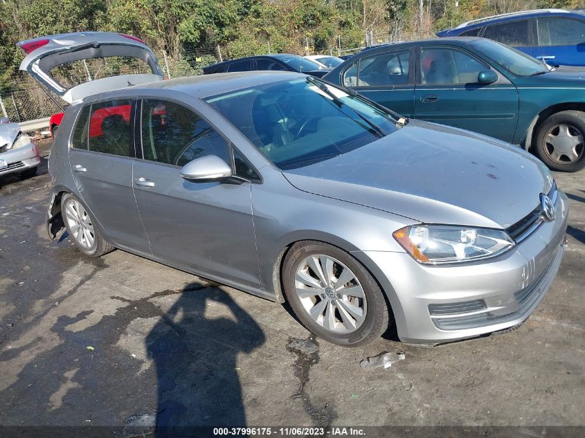 2015 VOLKSWAGEN GOLF TDI S 4-DOOR - 3VW2A7AU7FM047688