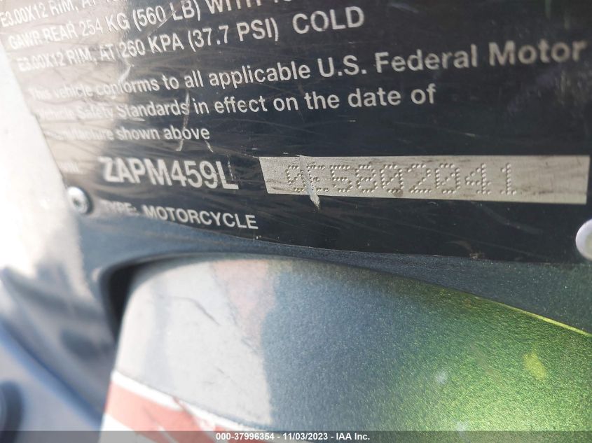 2014 VESPA GTS 300 SUPER ZAPM459L0E5802041