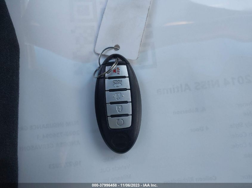 2014 NISSAN ALTIMA 2.5 SL - 1N4AL3AP0EC329351