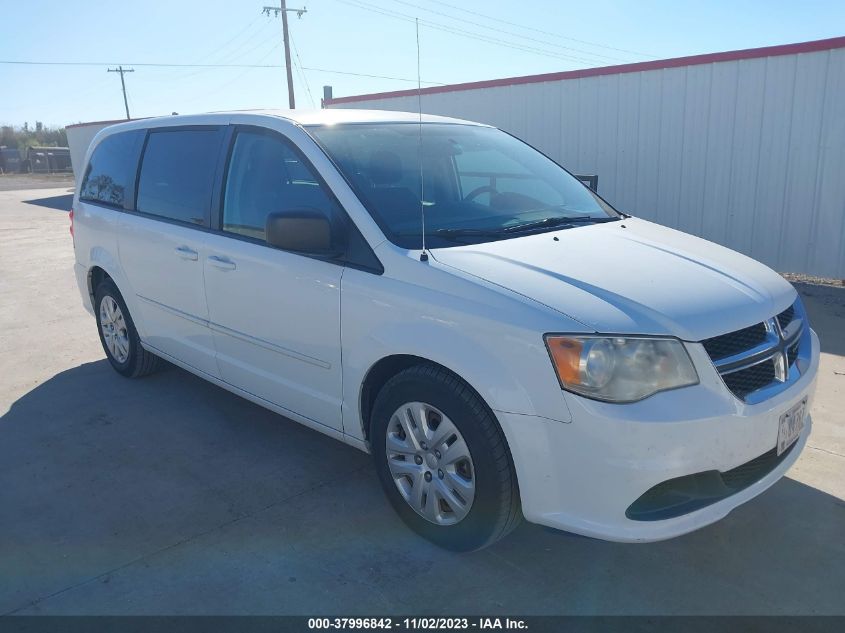 2014 DODGE GRAND CARAVAN AVP/SE - 2C4RDGBG1ER355643