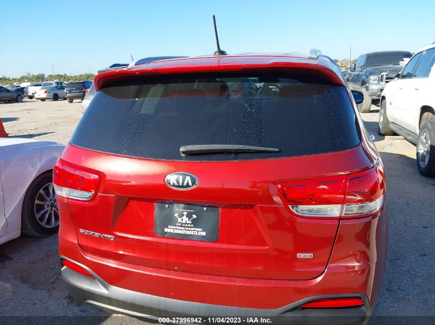 2017 KIA SORENTO LX/L - 5XYPG4A3XHG221315