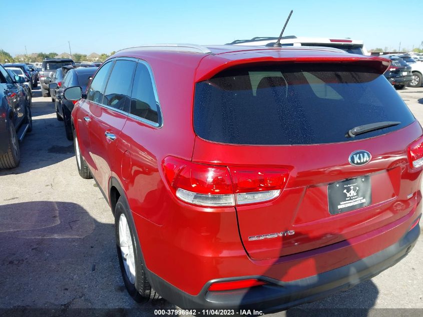 2017 KIA SORENTO LX/L - 5XYPG4A3XHG221315