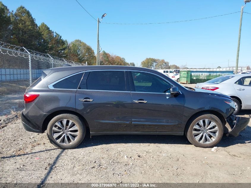 2014 ACURA MDX TECHNOLOGY - 5FRYD3H4XEB020666