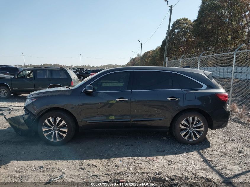 2014 ACURA MDX TECHNOLOGY - 5FRYD3H4XEB020666
