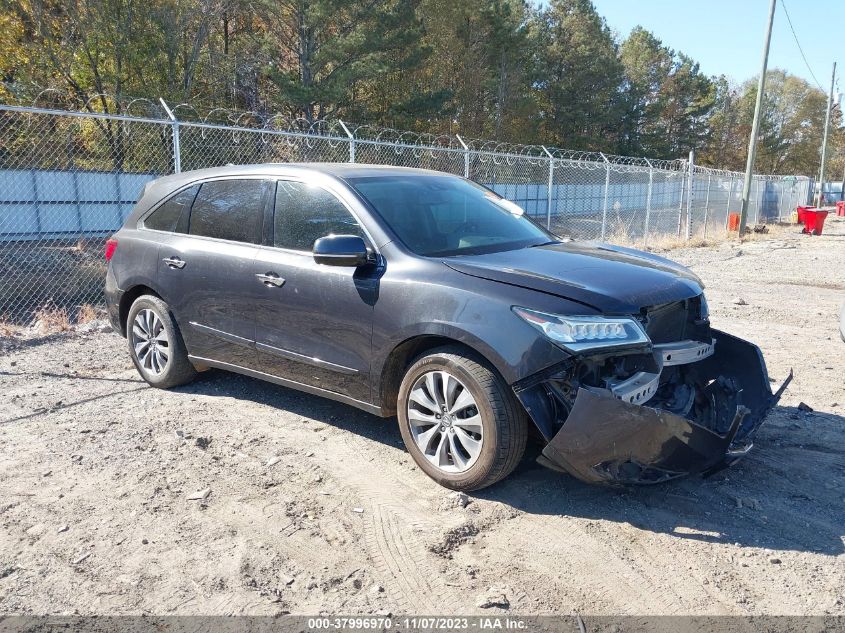 2014 ACURA MDX TECHNOLOGY - 5FRYD3H4XEB020666