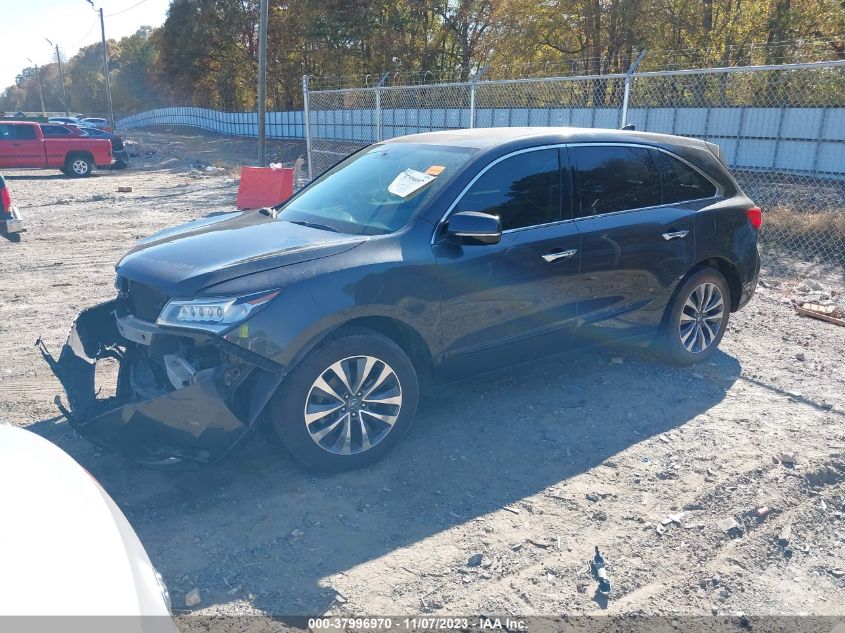 2014 ACURA MDX TECHNOLOGY - 5FRYD3H4XEB020666