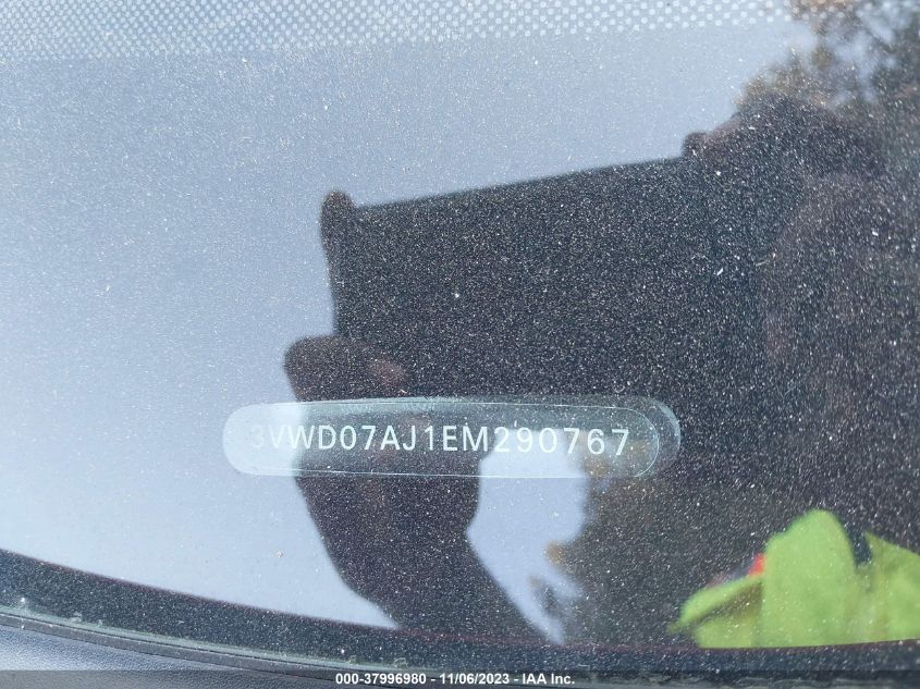 2014 VOLKSWAGEN JETTA SEDAN SE W/CONNECTIVITY 3VWD07AJ1EM290767