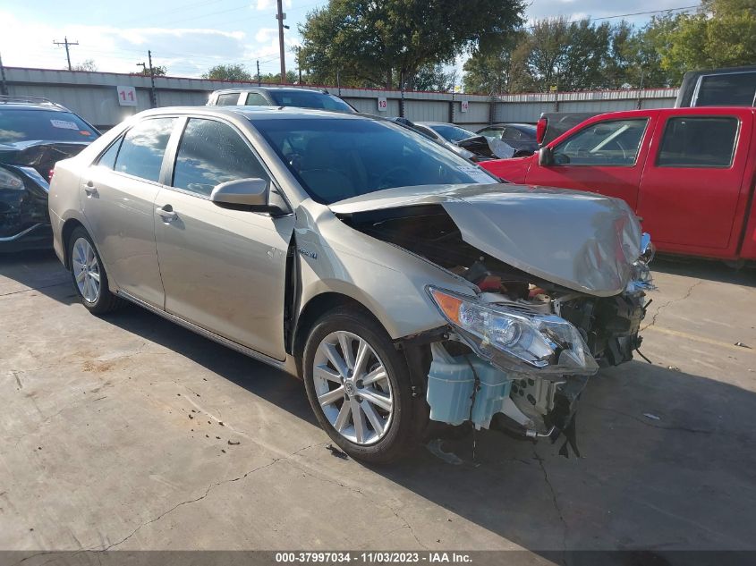2013 TOYOTA CAMRY HYBRID XLE - 4T1BD1FK1DU072119