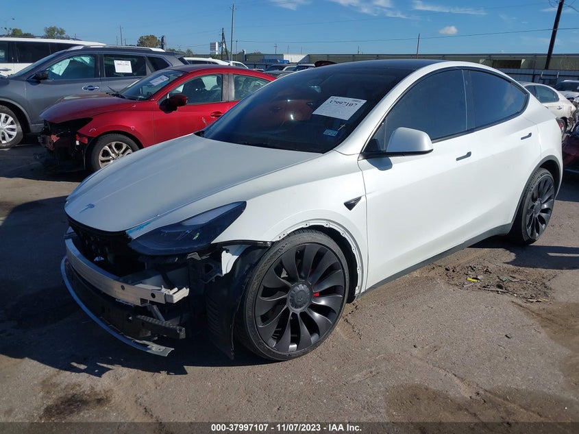 VIN 7SAYGDEF4PF701383 2023 TESLA MODEL Y