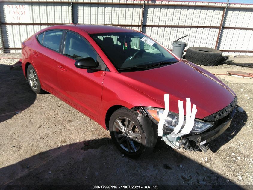 2018 HYUNDAI ELANTRA SEL/VALUE/LIMITED - 5NPD84LF6JH240823
