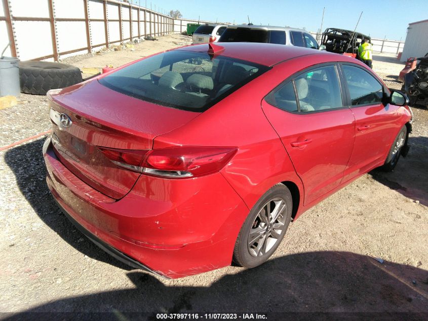 2018 HYUNDAI ELANTRA SEL/VALUE/LIMITED - 5NPD84LF6JH240823