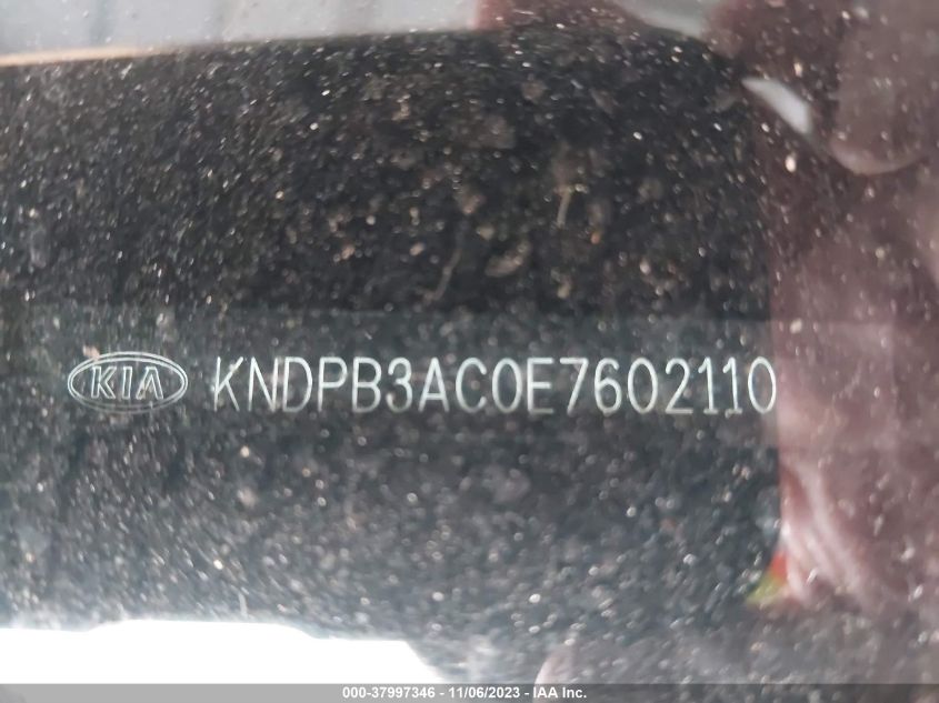 2014 KIA SPORTAGE LX - KNDPB3AC0E7602110
