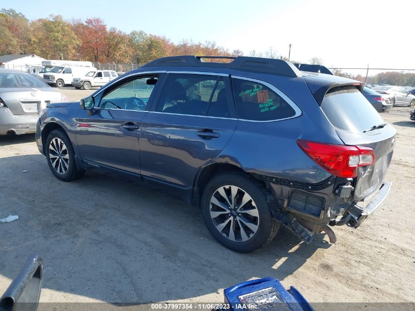 2017 SUBARU OUTBACK LIMITED - 4S4BSAKCXH3237603