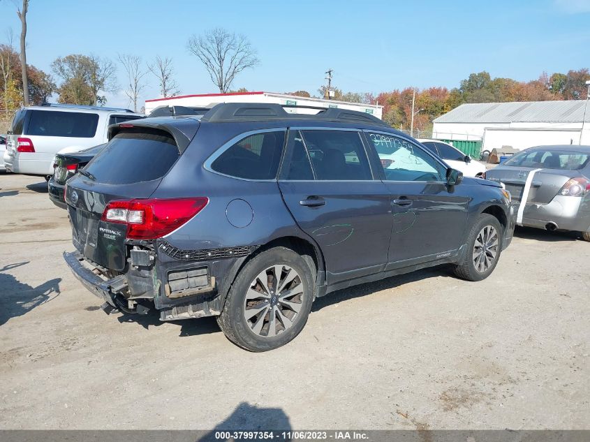 2017 SUBARU OUTBACK LIMITED - 4S4BSAKCXH3237603