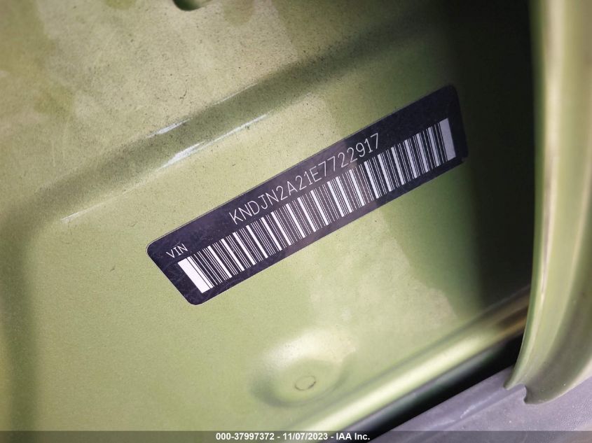 2014 KIA SOUL - KNDJN2A21E7722917